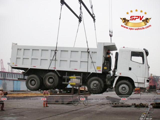 To Angola Dump truck - Sinotruk 